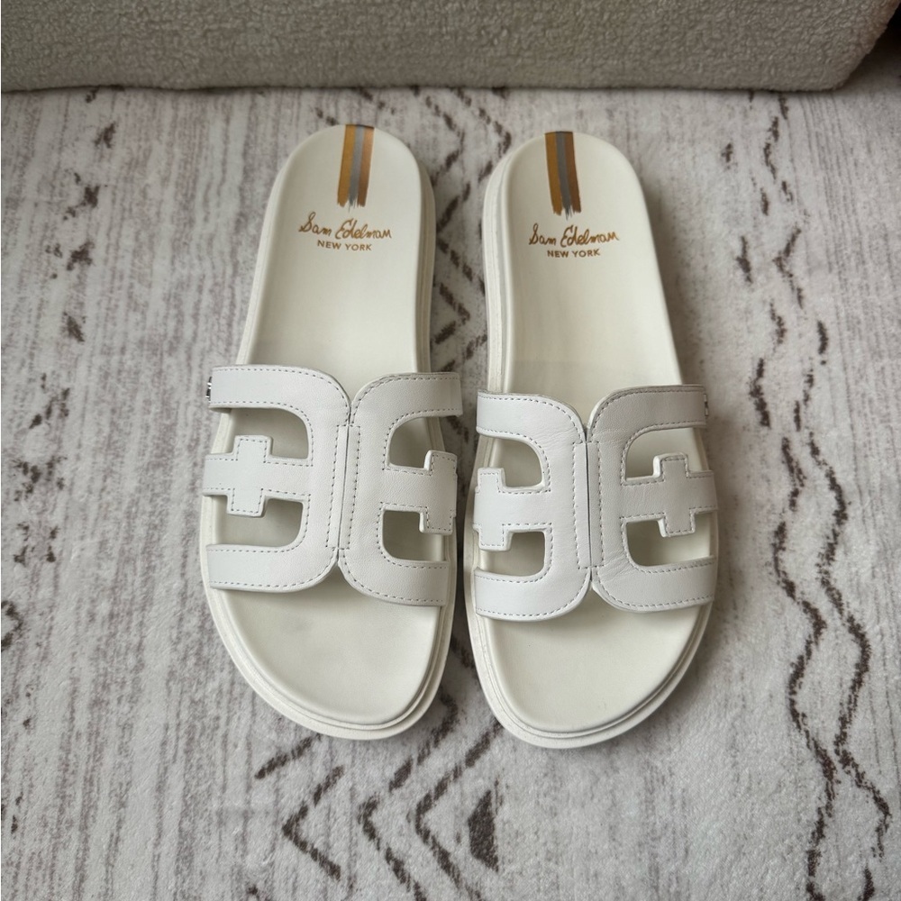 White Sam Edelman Sandals - Picture 13 of 14